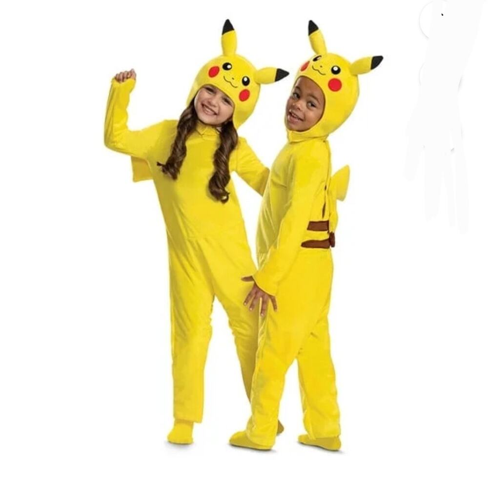 Size 5-6 (Fits More Like A 6-7) Yellow Kids Costume - Official Character Onesie